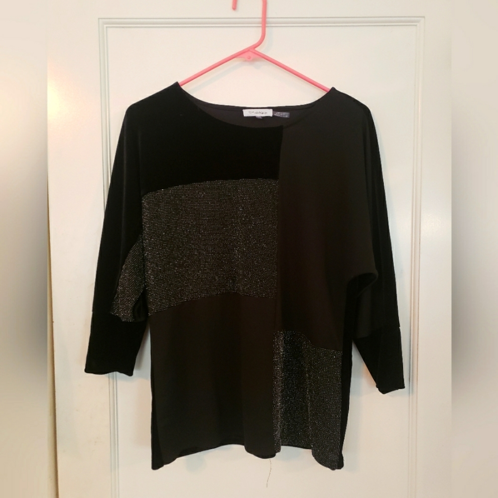 Calvin Klein patchwork shirt